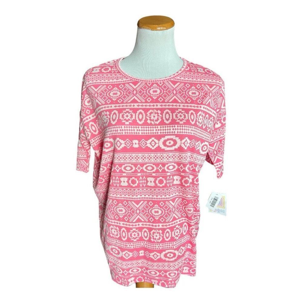 NWT Womens LuLaRoe Bright Spring Tribal Aztec Beautiful Irma Tunic - Sz XXS